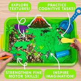 Made By Me Explore + Create Dino Galaxy Sensory Bin, Fun Sensory Bins for Toddlers 3+, All-in-One Tactile Sensory Toys, Learn Through Play Toys, Made By Me