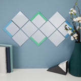 50 Pack Square Glass Mirror Tiles, 4 Inch Panels for Crafts, Centerpieces, DIY Home Decor Bright Creations