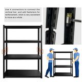 PACHIRA E-Commerce Wide Size Garage Storage Shelves Heavy Duty, 39.4" Wide Adjustable Rack 4-Tier Metal Shelving for Kitchen, Living Room, Basement, PACHIRA E-Commerce