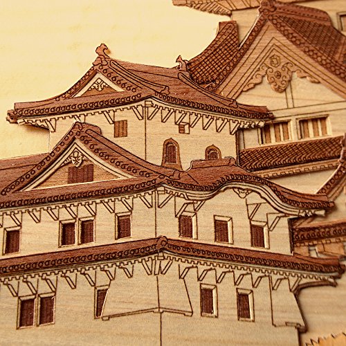 KINOWA Wooden Art Kit Kiharie Himeji Castle Made in Japan KINOWA