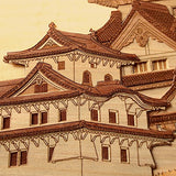 KINOWA Wooden Art Kit Kiharie Himeji Castle Made in Japan KINOWA