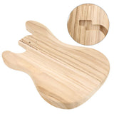 Natudeco Maple Guitar Body, PB Style Pre‑drilled Bass Body DIY Electric Guitar Parts Accessories for DIY Craft Lovers Natudeco