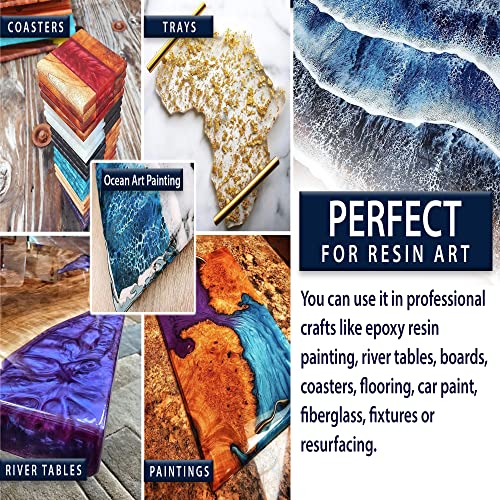 BALTIC DAY - Mica Powder, 60 x 5g Jars of Mica Powder for Epoxy Resin Set - Epoxy Resin Color Pigment Powder - Pigments for Soap Making, Candle, BALTIC DAY