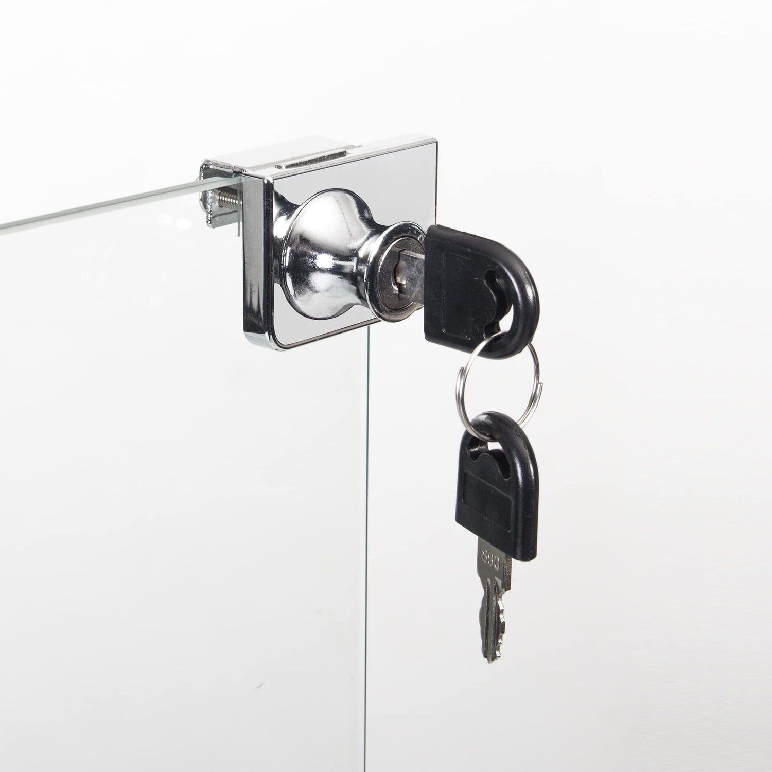 Modern 49'' Zipzop Three-Shelf Glass Display Cabinet with Doors - Curio Storage Solution Zipzop