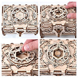 Varbertos Antique 3D Wooden Mechanical Treasure Box Puzzle for Adults and Teens varbertos