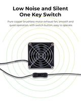 Creality Official Fan Extraction Kit for Ender Plus 3D Printer Enclosure with Fan Interface and Laser Engraver Enclosure Creality