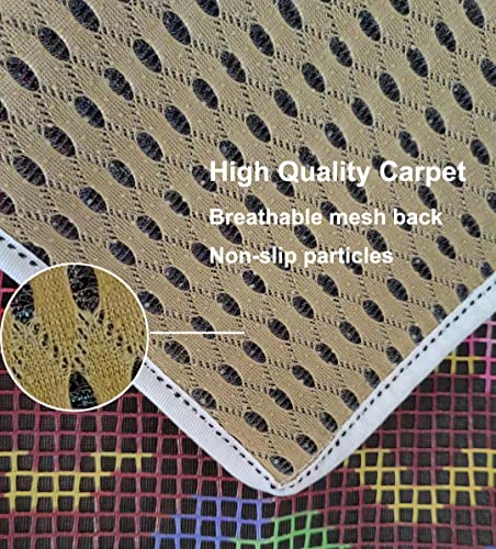 YOOTOM Tiger Latch Hook Rug Kit, Latch Hook Carpet Set, DIY Handmade Crochet Mat Knotted Cushion Yarn Needlework Tapestry 3D Crafts, Color Tiger YOOTOM