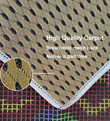 YOOTOM Tiger Latch Hook Rug Kit, Latch Hook Carpet Set, DIY Handmade Crochet Mat Knotted Cushion Yarn Needlework Tapestry 3D Crafts, Color Tiger YOOTOM