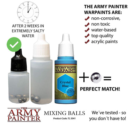 The Army Painter Paint Mixing Balls - Rust-Proof Stainless Steel Paint Mixing Balls for Mixing Model Paints - Stainless Steel Mixing Agitator Balls - WoodArtSupply