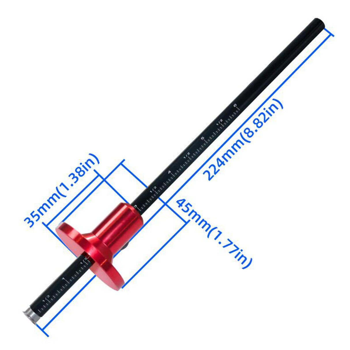 kowaku Wheel Marking Gauge European Style Hand Tool Metal Durable Scribing Tools Carpenter Accurate Woodworking Marking Scriber kowaku