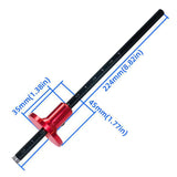 kowaku Wheel Marking Gauge European Style Hand Tool Metal Durable Scribing Tools Carpenter Accurate Woodworking Marking Scriber kowaku