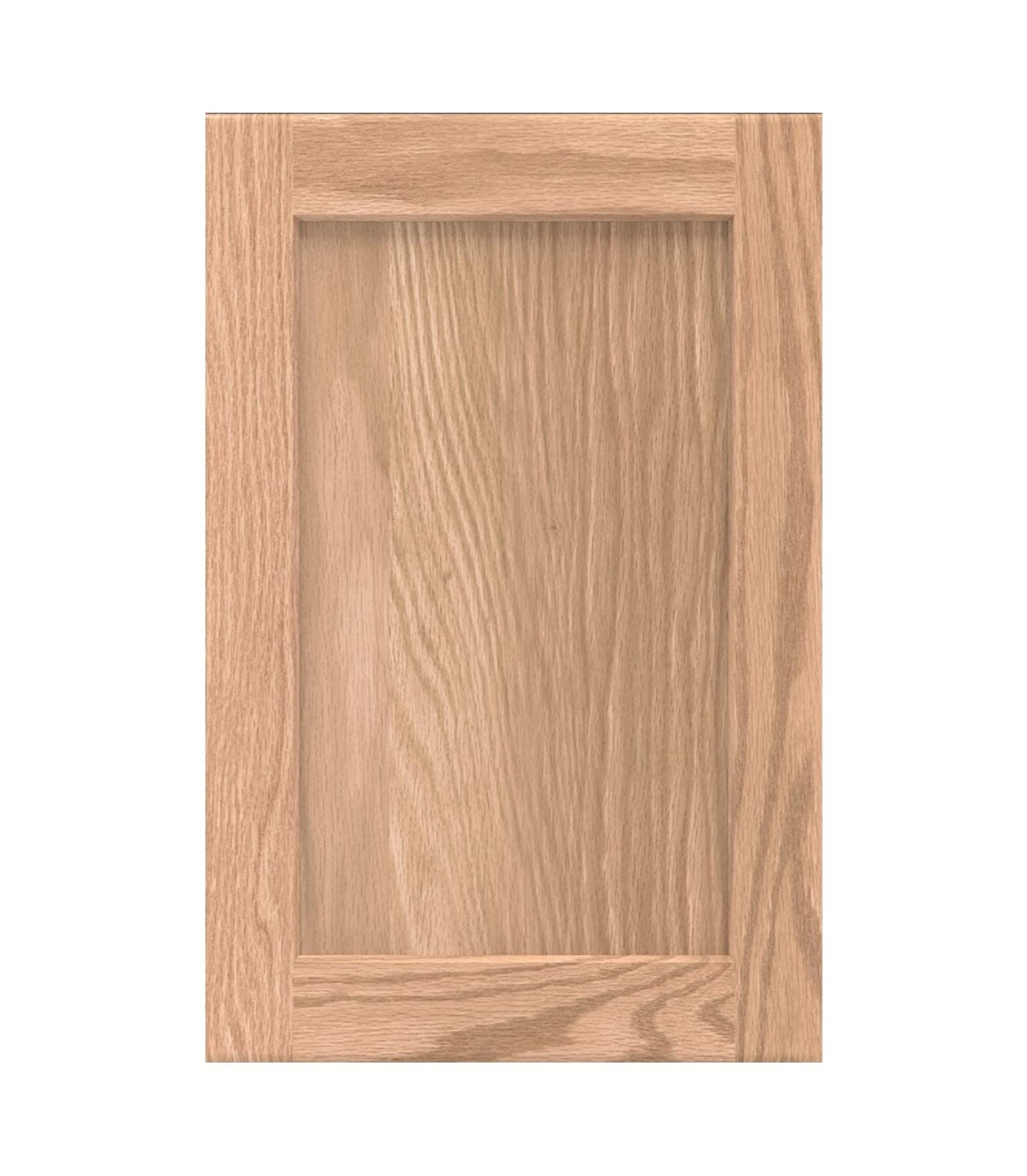 ONESTOCK 12W x 24H Unfinished Oak Kitchen Cabinet Door Replacement, Shaker Style ONESTOCK