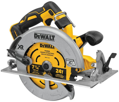 DEWALT 20V MAX* XR® BRUSHLESS 7-1/4" CIRCULAR SAW WITH POWER DETECT™ (Tool Only) (DCS574B) DEWALT