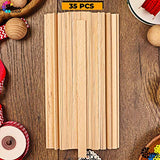 Wooden Craft Sticks Premium Quality - Hardwood Paint Stir Sticks - Wood Paint Sticks for Crafts - Popsicle Craft Wood Strips - Worked Perfect and StesoSHOP