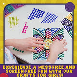 SUNGEMMERS Window Art Suncatcher Kits - Great Birthday Gift Idea, 6 7 8 9 10 11 12 Year Old Girl - Fun Arts for Kids, Spring Crafts PURPLE LADYBUG