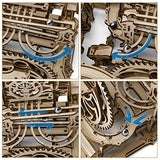 3D Wooden Puzzle Marble Run Kit by OWNONE 1 - DIY Building Set for Adults and Teens (334 Pcs) OWNONE 1