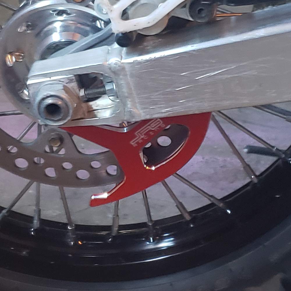 JFG RACING Rear Brake Disc Guard and Caliper Guard CNC All Fits For CRF250R 2004-2017/ CRF250X 2004-2017/ CRF450R 2002-2017/ CRF450X 2005-2017/ JFG RACING