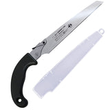 KAKURI Japanese Pull Saw for Bamboo Cutting 8-1/4" Razor Sharp Japanese Steel Blade, Hand Bamboo Saw with Blade Cover Case, Made in JAPAN KAKURI