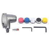 Air Impact Hammer Kit, 1000Time/Minute Handheld Pneumatic Palm Hammer Tool with 6 Tips Hammer Heads for Body Repair Plastic Inlay Assembly RudiUsoy