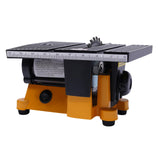 90W 1/8HP 4" Mini Table Saw Bench Metal Wood Glass Stone Sawing Cutting Machine Mini Table Saw Cutting Tool DIY Woodworking Saw Cutter Bench Top Gdrasuya10
