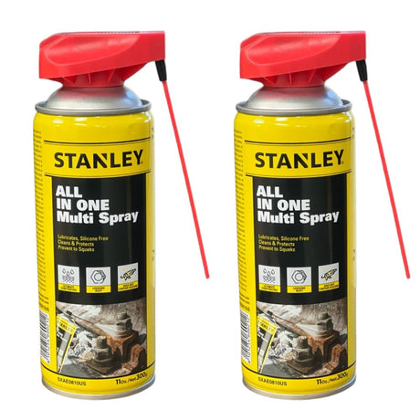STANLEY Corrosion Inhibitor Spray - Rust Remover&Cleaner Aerosol - Versatile Rust Prevention Spray for Garage, RV, Woodworking, Power Tools - 11 Oz, STANLEY