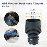 POWERTEC 70356 10 ft. Vacuum Hose Dust Collection Kit for Woodworking Power Tools, Wet/Dry Work Shop Vacuums, Miter Saw and Table Saw POWERTEC