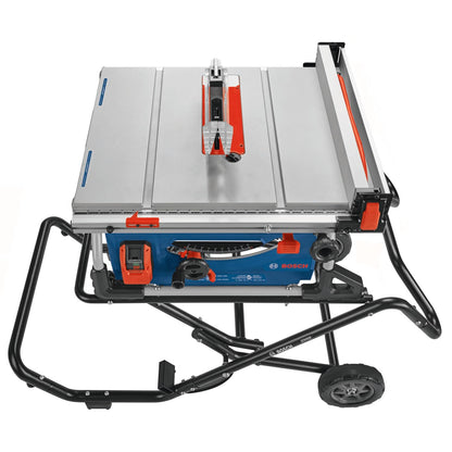 BOSCH GTS15-10 10 In. Jobsite Table Saw with Gravity-Rise Wheeled Stand - WoodArtSupply