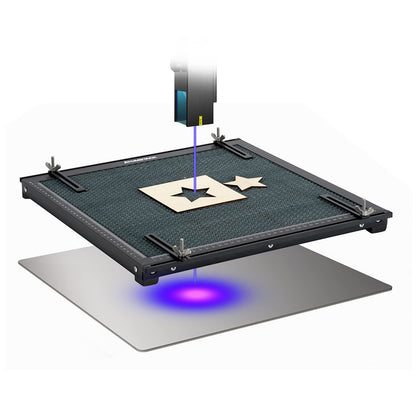 ATOMSTACK F2 Laser Honeycomb Working Table, Enlarged Honeycomb Laser Bed Panel with Fixture for CO2 and Diode Laser Engraver Cutter, - WoodArtSupply