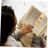 VILLCASE 20 pcs Wooden Blank Bookmark Blank Bookmarks to Decorate Decorative Bookmark Unfinished Wooden Bookmarks DIY Book Page Marker Blank Wooden VILLCASE