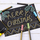 Dyvicl Metallic Marker Pens - Set of 10 Medium Point Metallic Markers for Rock Painting, Black Paper, Card Making, Scrapbooking Crafts, DIY Photo Dyvicl