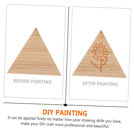 MAGICLULU 15pcs DIY Hand Painting Wood Cutout Shapes Unfinished Wood Chip Crafts Blank Wood Gift Tags Ornament for Kids Wood Log Slices Ornaments for MAGICLULU