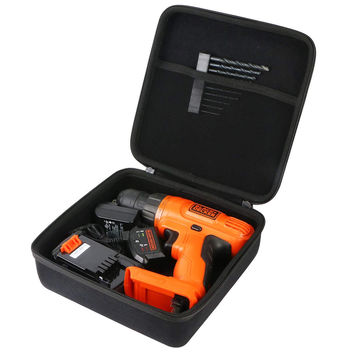 Khanka Hard Storage Case Replacement for BLACK+DECKER LDX120C/LD120VA Cordless Drill/Driver(Only Case） khanka
