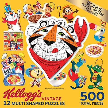 Kellogg's Multi Shaped Mini 500 PC Jigsaw Puzzles Cra-Z-Art