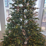 30pcs of Wood Peace Signs for Crafts,Unfinished Wood,Cutout Shapes,Wooden Cutouts,Peace Sign Cutouts (2'') RUIXUAN