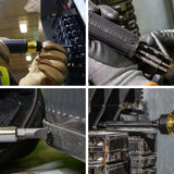 Klein Tools 32305 Multi-bit Ratcheting Screwdriver, 15-in-1 Tool with Phillips, Slotted, Square, Torx and Combo Bits and 1/4-Inch Nut Driver Klein Tools