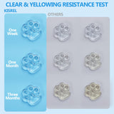 KISREL UV Resin 300g - Upgraded UV Resin Kit, Hard Type Crystal Clear Ultraviolet Curing UV Epoxy Resin for Craft Jewelry Making KISREL