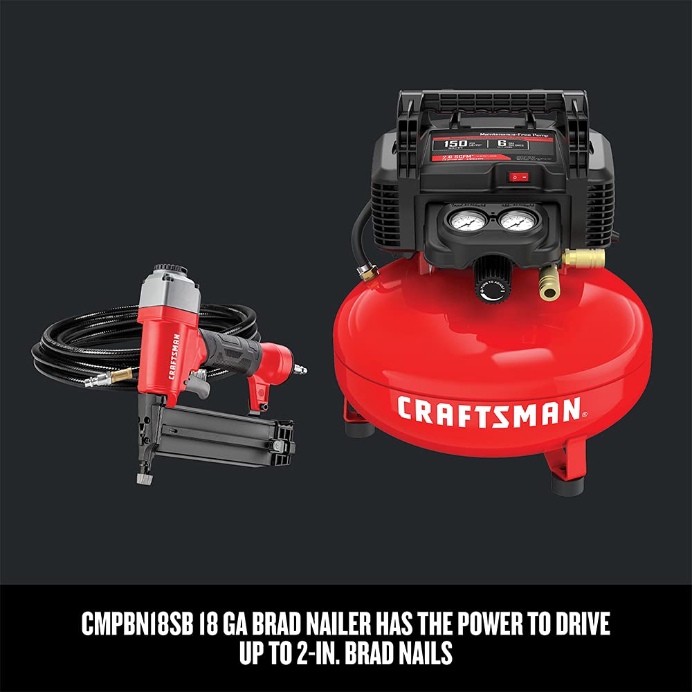 CRAFTSMAN Air Compressor Combo Kit, 1 Tool (CMEC1KIT18) - WoodArtSupply