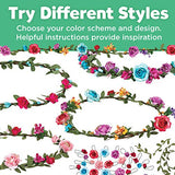 Creativity for Kids Flower Crowns Craft Kit - Create 4 Hair Accessories Creativity for Kids