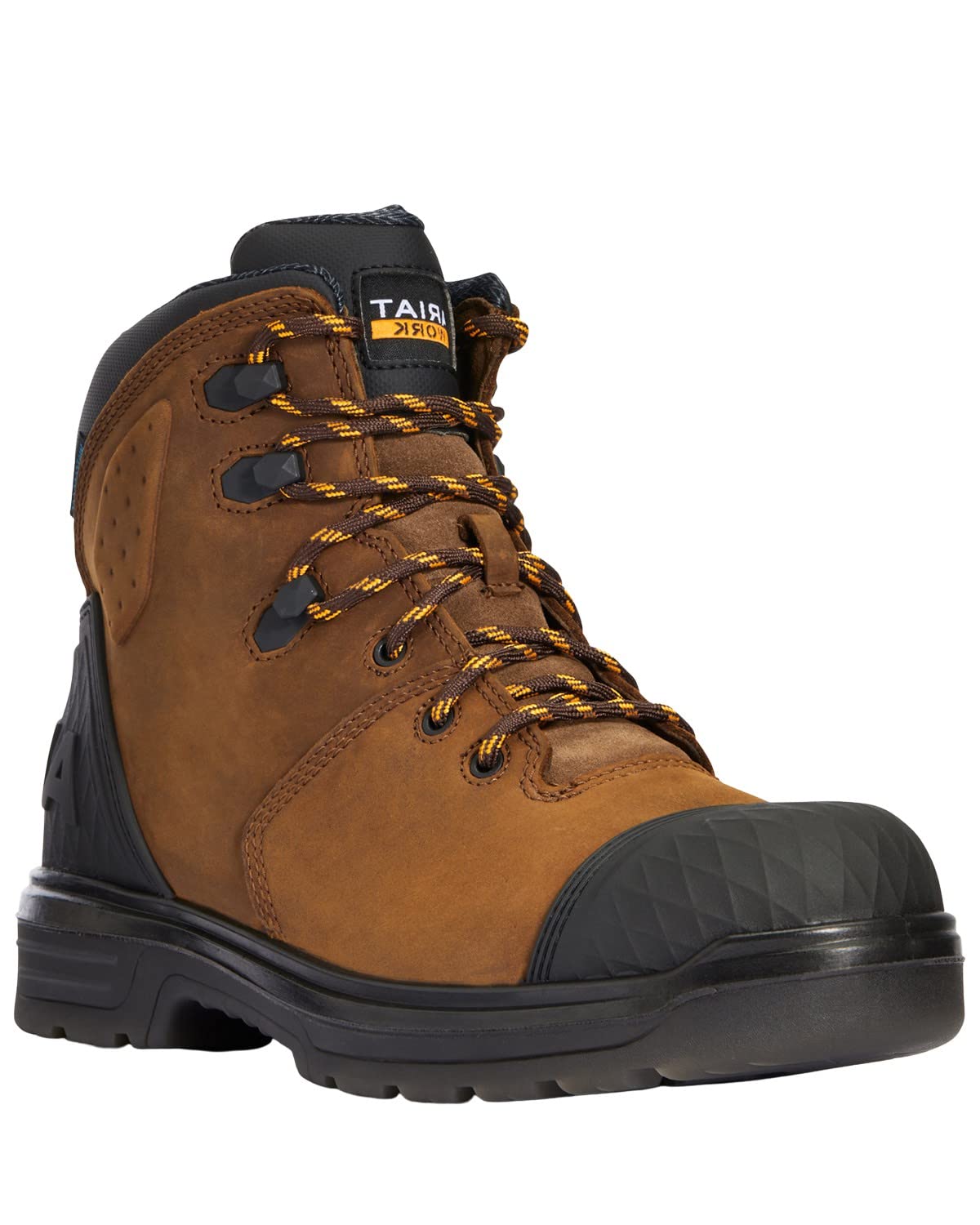 ARIAT Men's Turbo Outlaw 6" Waterproof Work Boot Western, Barley Brown, 10.5 ARIAT