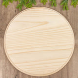 Factory Direct Craft Unfinished Wood Beveled Edge Circle Plaques Set of 2 - Blank Wooden Circle Signs for DIY Crafts and Projects (15 Inches Factory Direct Craft