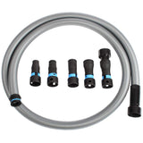 Cen-Tec Systems 94698 Quick Click 10 Ft. Hose for Home and Shop Vacuums with Expanded Multi-Brand Power Tool Adapter Set for Dust Collection, Silver Cen-Tec Systems