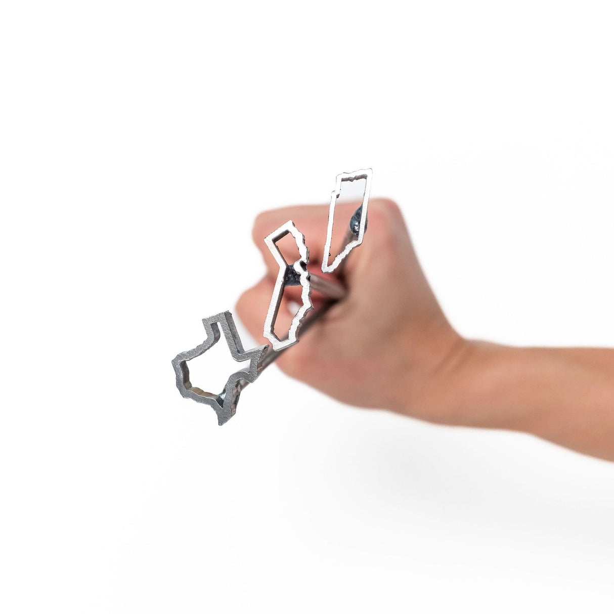 Personalised State Outline Branding Iron - Custom Steel Tool for Crafts & Grilling - The Heritage Forge The Heritage Forge