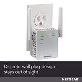 NETGEAR Wi-Fi Range Extender EX3700 - Coverage Up to 1000 Sq Ft and 15 Devices with AC750 Dual Band Wireless Signal Booster & Repeater (Up to 750Mbps NETGEAR