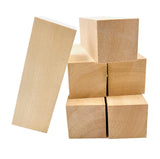 Thiecoc 6 Pcs Basswood Carving Blocks 6x2x2 Inch Basswood for Wood Carving Wood Craft Wood Blocks for Whittling Wood Thiecoc