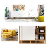 KITEVICH 4PACK Solid Wood Furniture Legs 6 Inch Sofa Legs, Replacement Legs Mid Century Modern Legs for Couch End Table TV Stand Bed Dresser Cabinet, KITEVICH