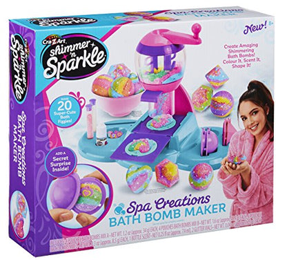 Cra-Z-Art Shimmer and Sparkle Spa Creations Ultimate Bath Bomb Maker Fashion Craft Kits