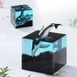 Large Square Resin Molds-Large Cube Silicone Casting Molds for DIY Art Epoxy Resin,Transparent Deep Square Silicone Molds for Resin Casting,4 Inch Sakolla