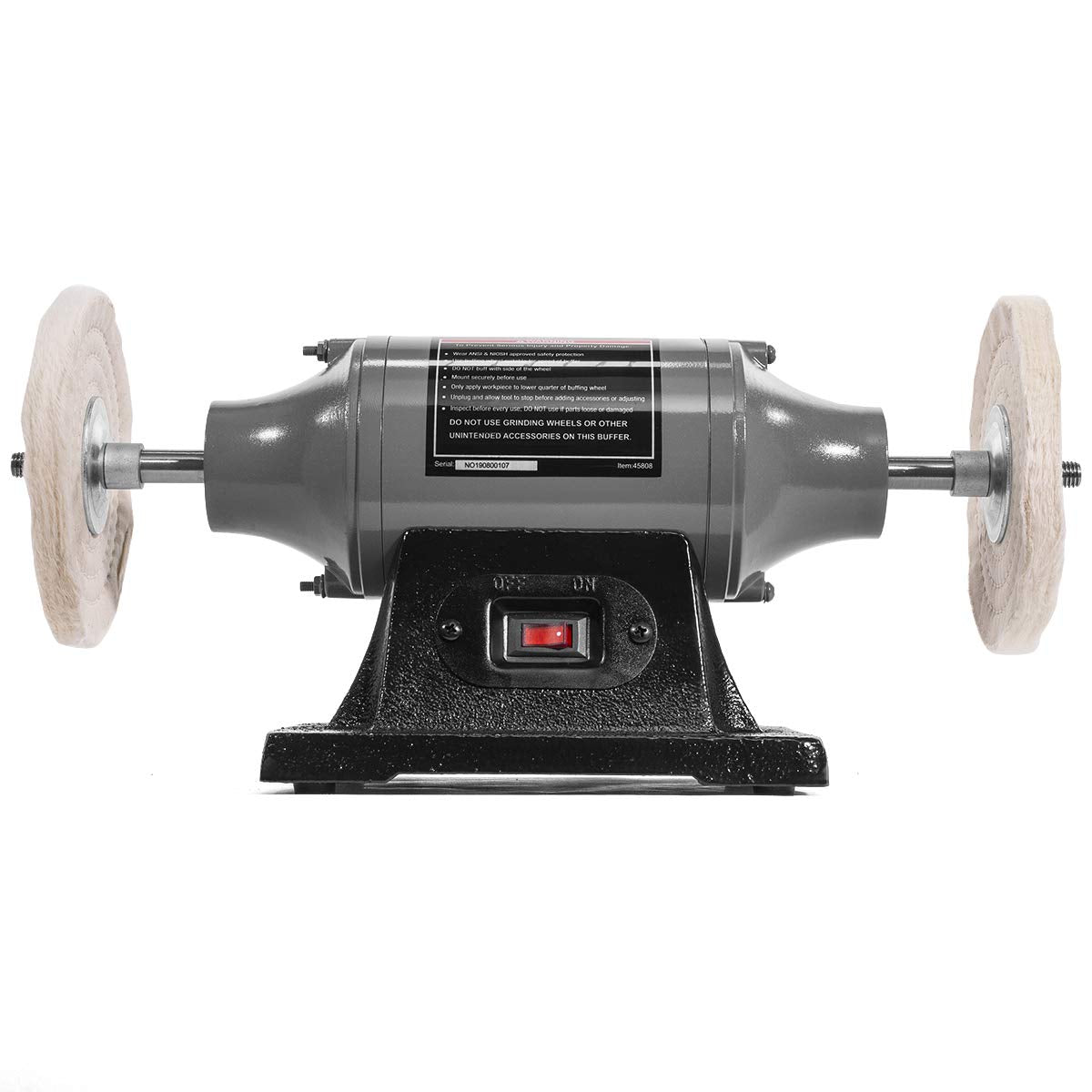 XtremepowerUS 6-Inch Electric Polisher Benchtop Buffer Grinder Motor Polishing Grinder Machine Dual Buffer XtremepowerUS