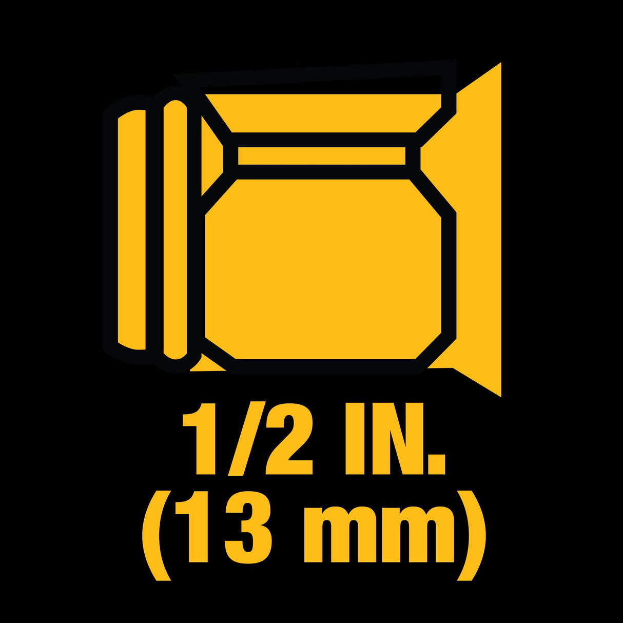 DEWALT 20V MAX XR 1/2 in. High Torque Impact Wrench with Hog Ring Anvil Kit (DCF900P2) DEWALT