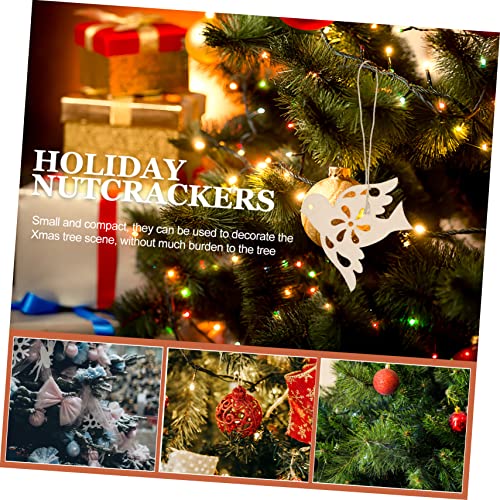 20pcs Wooden Animals Embellishments Unfinished Bird Discs Blank Wood Chips Bird Cutouts Blank Bird Craft Wooden Bird Shapes Unfinished Wood Chips SEWOART